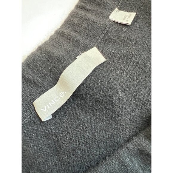 NWOT Vince Size L 100% Cashmere Cold Shoulder Tunic - Black MSRP $234 - Picture 12 of 12